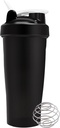 Proteiin Shaker Bottle for Gym - Pre Workout Protein Drink Shaker Cup 20 Fl oz, nõudepesumasin Safe, BPA & ftalaat vaba Shaker Bottle Blender, jõusaali Shaker for Protein Shake - must või valge (Random Color)