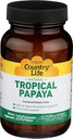 Country Life Papaya 25 MG näritav, 200 CT