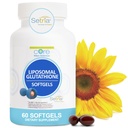 Core Med Science Liposomal Glutatiooni lisand (500 mg, 60 softgels) - puhas vähendatud sete fosfolipiidide kompleksiga - antioksüdandi lisand energiale ja nahale