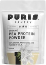 PURIS® orgaaniline hernevalgupulber, 100% valmistatud USA-s, 2 LB maitsestamata, sertifitseeritud orgaaniline, vegan, gluteenivaba, piimavaba, GMO-vaba, taimepõhine valk, Keto, BCAA (2 naela (12 naela), maitsestamata)