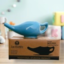 Jooga Neti Pot sinus & ummikute puhastamiseks | Mikrolaineahi ja nõudepesumasin Sõbralik | Leak Proof Durable Keraamiline Neti Pot| Nasal Pese käsitsi valmistatud vastupidav keraamika - Sinine