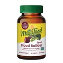 MegaFood Blood Builder Raualisand naistele ja meestele - Rauataseme tõstmine ilma kõrvalmõjudeta - Võitleb Väsimust - B12-vitamiini, foolhappe ja C-vitamiiniga imendumiseks - Vegan - Maitsestamata - 30 loend (pakk 1)