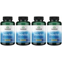Swanson Inositol 650 Milligrams 100 Capsules (4 Pack)