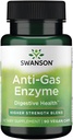 Swanson Anti- Gas Enzyme 123 Milligrams 90 Veg Capsules