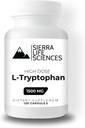 1500mg suure annusega L-trüptofaan Max kergesti neelatavates kapslites | gluteenivaba, mitte-GMO | 40 serveerimist (üksik)