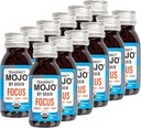 Teaonic My Brain Mojo: Focus Wellness Shots - USDA-sertifitseeritud Vegan Formula Ginkgo Biloba, Ingver, Kurkum - 12 pudelit x 2 Fl Oz Iga - Gluteenivaba, mitte-GMO