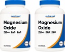 Nutrikost Magneesiumoksiid 750 mg, 240 kapslit (2 pudelit)