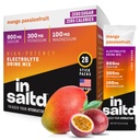 INSALTDTM Suhkruvabad elektrolüütide pulbripaketid ilma stevia järelmaitseta | suure võimsusega hüdratsioonipaketid | Keto elektrolüütide joogid | vahelduv paastujoogisegu | 28 pakend (Mango Passionfruit)