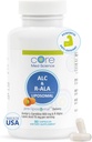 Põhiline Med Science Liposomal ALC & R-ALA täienduskapslid - atsetüül-L-karnitiin (900 mg) & R-alfa-lipohape (75 mg) - edendab energiat ja keskendumist - toetab vaimset funktsiooni ja mälu tunnetust (90 loend)