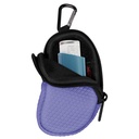 Neoprene astma inhalaatori hoidja, kaasaskantav kaitsevarras, kerge kandekott koos karabiini klambriga ja võrgutaskuga sees, sissehingatav (ainult juhul) (Violet)