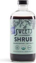 Sweet's Elderberry Organic Shrub | USDA Organic | Seedetrakti & Immune Support | Versatile Drinking Vinegar | Mocktail Mixer | 16 oz Taaskasutatav pudel