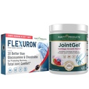 Puhtustooted Flexuron Joint Formula + Joint Gel Flexuron (Krill Oil, Low Molecular Weight Hyaluronic Acid, Astaxanthin) - Joint Gel Berry Powder (Bioactive Collagen Peptides + MSM)
