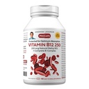 ANDREW LESSMAN Vitamiin B12 250 180 Kapslid - Absorptsiooniga kaitstud metüülkobalamiin (looduslik koensüüm vitamiin B12), mis on vajalik energia ja stressi toetamiseks, pluss B-kompleks, lihtne neelata kapslid