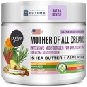 Puriya National Eczema Association aktsepteeritud kreem 4,5 oz, kuiv sügelev naha leevendamine, kolloidne kaerahelbed Lotion, lastele, täiskasvanutele, näole, kätele, kõigi kreemide emale, taimepõhisele hüdratsioonile, lõhnalisandita