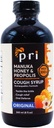 P.R.I Looduslik kuiv köha siirup Manuka mesi, propolis, teepuuõli ja C-vitamiini - valulik kurk ja immuuntoetus, originaalne maitse 8oz