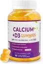 Kaltsium Magneesium tsingilisandi Gummies D3-90 tabletid pudeli kohta (kaltsium 500mg - magneesium 200mg - tsink 10mg - pluss vitamiin - 2 tableti serveerimine) Vegan Marjamaitse