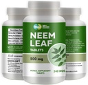 Neem tabletid - 100% puhas (Azadirachta Indica) (240 Count - 500mg) 120 päeva pakkumine (1 pakend)