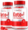 Raize labs - Keto Bites ACV Gummies Advanced kaalulangus, kõik looduslik õunasiidri äädika täiendada (120 Gummies)