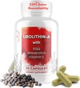 Täiustatud urolitiin A (15 servi) ja tüvirakkude täiendus 500mg urolitiin A, resveratrool, PQQ, E-vitamiin ja bioperiin - toetab NAD +, mitokondrid, lihaste tervis, terved rakud ja energia taset