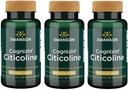 Swanson Cognizin Citicoline 1000 milligrammi 60 Veg kapslit (3 pakendit)