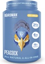 BIRDMAN Peacock Vegan Valgupulber | Täielik taimse toidu asendamine Shake magneesiumi, D-vitamiini, MCT õli | Kõik ühes täienduses meestele ja naistele | sile tekstuur | Coco Vanilla Maitse