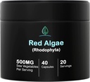 Holistic Bin Red Marine Vetikate kapslid Gigartina ja Dumontiacea Red Vetikate Lisandid | Gluteenivaba, Vegan, Wild Harvested | Rich in Vegan Omega 3 (40 kapslit)