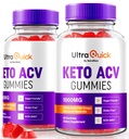 (2 Pack) Ultra Quick Keto ACV Gummies, UltraQuick Keto+ACV Kaalulangus toetus, Premium Keto Plus ACV valem, looduslik õunasiidri äädikas, ametlikud Gomitas ülevaated (120 Gummies)