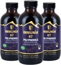 Immunia 67 Polüfenoolid - Elderberry kontsentraat ja antioksüdandid puuviljad. Premium Antioksüdandi täiendus 67 polüfenooliga (Antotsüaniinid, kvertsetiin, resveratrool jne) 24-päevane pakkumine pudeli kohta (3-pakk)