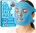 Täiuslik abinõu näo jääpakk, korduvkasutatav kuum ja külm jää näomask, geelkompress, mis aitab pundunud silmadega ja aitab kaasa tursetingimustele, näo spaa jahutamise mask naistele ja meestele (sinine)