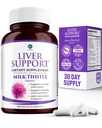 Maksatoetus - Detox & Cleanse Supplement (Taimetoitlane) - täiustatud looduslik maksa tervise valem, mis ühendab piimaohaka, seleeni, kurkumiini, B12-vitamiini, C-vitamiini, alfa-lipohappe, N-atsetüültsüsteiini, magneesiumi, tauriini ja rohkem - 30 päeva pakkumise