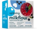 UpSpring Milkflow Electrolyte Breastfeeding Supplement Drink Mix Fenugreek-Free, Moringa & Blueberry Acai Flavor, Lactation Supplement to Support Breast Milk Supply and Restore Electrolytes, 16 Mixes