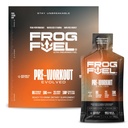 Frog Fuel Ultra Energy Gel & Pre Workout Shot 1500mg beeta-alaniin, elektrolüüdid 8g valk Nano-Hydrolyzed Grass Fed kollageen, 10g Carbs, Gluteenivaba, rasvavaba, Berry, 1,2 oz Packets, 24 Pack