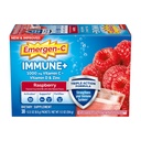 Emergen-C immuun + kolmekordne toime Immuunsüsteemi tugipulber, BetaVia (R), 1000mg C-vitamiin, B-vitamiinid, D-vitamiin ja antioksüdandid, Vaarika, Tagasi kooli Essentials - 30 Count