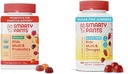 SmartyPants Kids Multivitamiini Gummies Bundle: orgaanilised probiootikumid, Omega 3, vitamiinid D3, C, B12, B6, A, K & Tsink Immune Support, Sugar Free Strawberry Banana, 164 Count