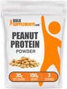 BulkSupplements.com Maapähkli jahuvalgu pulber - tühjenenud maapähklijahu, maapähklivalgu pulber - maapähklivalgu jahu, gluteenivaba, 30 g Serving, 100 g (3,5 oz) (pakk 1)