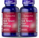 Puritan's Pride Doctors Trust® Red Yeast Rice 600mg, toidulisand, 240 kiirvabastuskapslit, 2 Pack