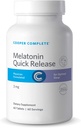 Cooper Complete - Melatoniin - 3 mg kiirlahustuv tablett, unetugi - 60 tabletti pudeli kohta. Pakk 2