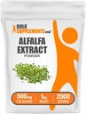 BulkSupplements.com Alfalfa ekstrakti pulber - Alfalfa lisand, roheline supertoidupulber - vegan ja gluteenivaba, rohelised toidulisandid - 500mg serveerimise kohta, 1 kg (2,2 naela) (pakk 1)