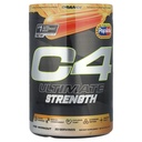 Cellucor C4 Ultimate Strength Pre Workout Pulber - Tri-Stim kogemus 300mg Kofeiin + TeaCrine + Dynamine - Kreatiin ja beeta-alaniin - Energialisa meestele ja naistele - Oranž Popsicle, 20 Servings