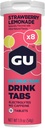GU Energy Hydration Elektrolüüt Joogi tabletid, Enhanced Endurance Sport Jook Jooksmiseks, Jalgrattasõit, Triatlon, Maasika Lemonaadi, 8-Count (96 Servings)