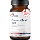 Designs for Health Curcum-Evail 400 - Biosaadav kurkumilisandid - Evail Emulgeerimistehnoloogia - kurkumiin C3 kompleks kurkumiõli + E-vitamiin, mitte-GMO (60 Softgels)