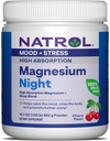Natrol Magneesiumi öö 325 mg, kõrge imendumine Magneesium ja unesegu, mis aitavad meele rahustada, keha lõõgastuda ja edendada paremat und, 16,3 OZ kirsi maitsega pulbrit, kuni 60 päeva pakkumine
