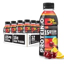 Proteiin2o 15g Vadakuvalk Isolaathüdraat Jook Plus Energia ja fookus, 350mg elektrolüüte, 125mg Kofeiini, Suhkruvaba, Kirsi Lemonaadi, 16,9 oz Pudel (Pack of 12)