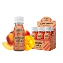 Õige Wild Vegan Energy Shots, L-Theanine ja orgaaniline kofeiin, puhas taimepõhine energiajook, Gluteenivaba, GMO-vaba, piimavaba, stevia-vaba, sojavaba, virsik Mango, 2,5 Fl Oz, 6 Pack