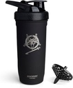 Smartshake Rockband Reforce Stainless Steel Protein Shaker Pudel 900 ml | 30 oz - Leakproof Screw-on Lid - BPA Free - Non-Isolated - Unisex (Slayer, South of Heaven Logo)