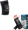 APEXUP Ice Pack põlvevalu leevendamiseks (Large, 1PK) + randme traks Carpal tunnelile (S,Right)