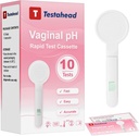 Spetsiaalsed naissoost vaginaalse pH tasakaalu testid 10 tükki, pärmseente infektsiooni avastamise komplekt, BV test, mõeldud naistele, ohutu ja hügieeniline