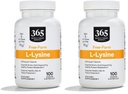 365 By Whole Foods Market, L Lysine 500 Mg köögiviljakapslid, 100 Count (pakk 2)