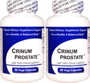 Crinum Prostate 2-Pack (120 Total Capsules) 100% kontsentreeritud Vietnami Crinum Latifolium, ei sisalda sünteetilisi täiteaineid nagu ränidioksiid, talk, magneesiumsteraat jne.