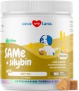 Sama koertele - 90 pehmet närimist - S-adenosüül-L-metioniin, maksalisand - aju tervis, soodustab kognitiivset tuge, maksatoetust (samad ja Silybin pehmed närid)